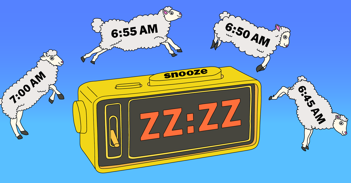 Your alarm goes off, but you're still tired. What do you do?